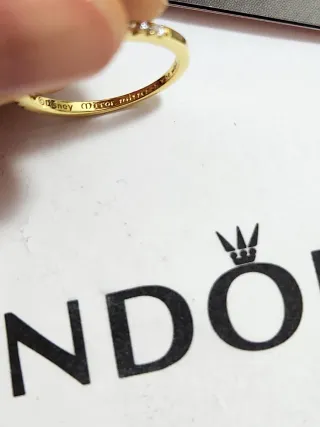 Anillo Pandora Corazón Rojo Talla 52