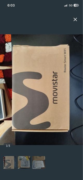 Router Movistar Fibra Blanco