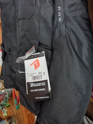 Chaqueta Moto Degend Negra Nueva