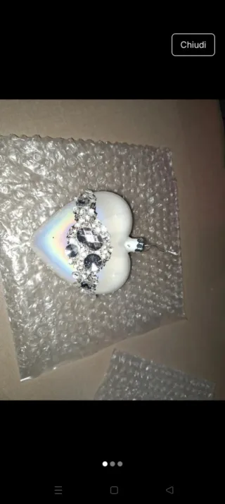 Addobbi Natalizi Fiocchi Bianchi Glitter