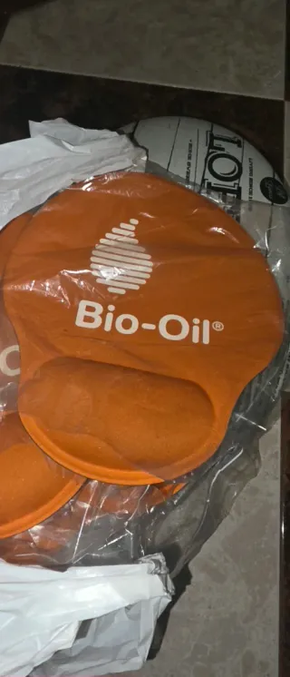 Almohadilla Ratón Bio-Oil Promocional Naranja
