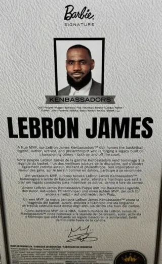 Muñeco LeBron James Barbie Collector