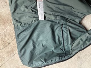 Chaleco acolchado Zara verde sin mangas