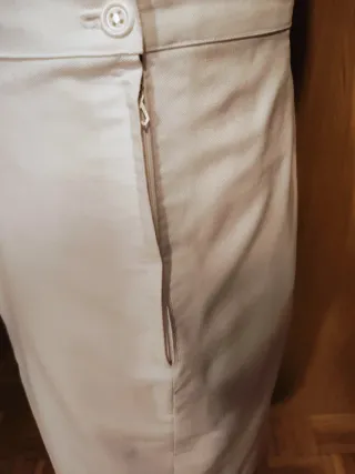 Falda blanca vintage