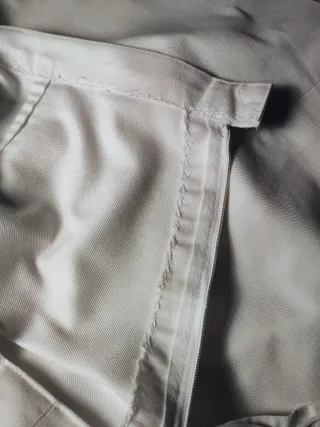 Falda blanca vintage