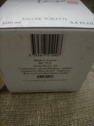 Bottiglia factice Kenzo vintage a forma di fiore