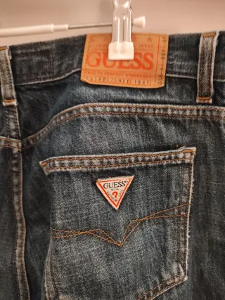 Pantalones Vaqueros Guess Azules Impecables