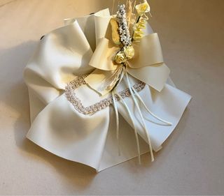 Cesta y porta alianzas boda