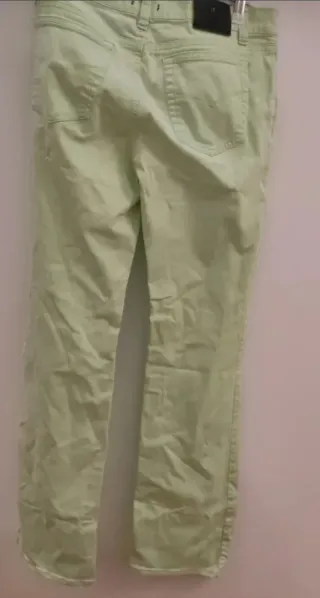 Pantalones Vaqueros Versace Verdes talla 38 Perfec