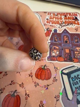 Pandora Charm Pietre Luminose Nero Argento