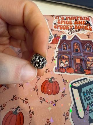 Pandora Charm Pietre Luminose Nero Argento