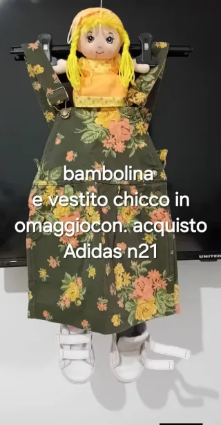 Set Adidas n21 + Scamiciato Chicco + Bambola