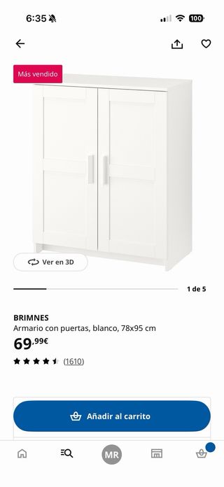 Mueble Brimnes Blanco