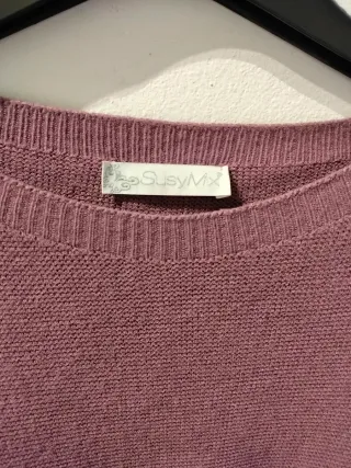 Maglioncino lilla manica a campana taglia S/M