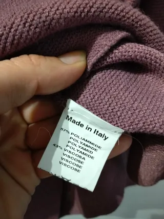 Maglioncino lilla manica a campana taglia S/M