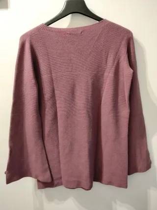 Maglioncino lilla manica a campana taglia S/M