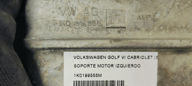 SUPORTE DO MOTOR ESQUERDO VOLKSWAGEN GOLF VI CABRIO