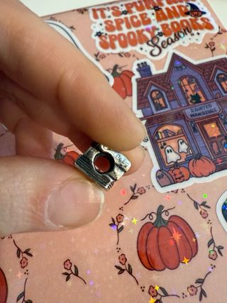 Charm Pandora Libro Argento