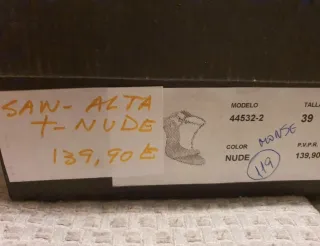 Sandalias de tacón Ezzio Beige