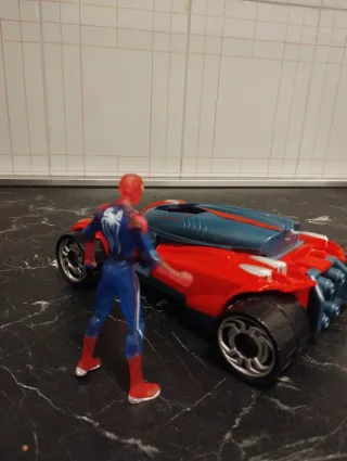 Spiderman Action Figure con Veicolo