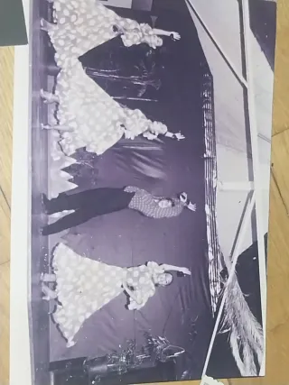 Lote Fotos Artistas Flamencos S. Melero y otros