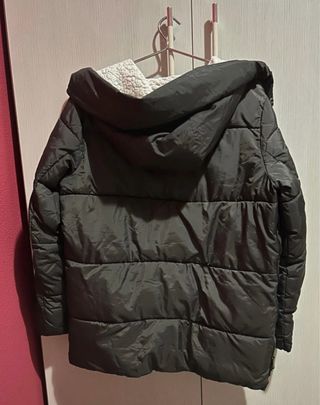 Chaqueta acolchada gris talla M