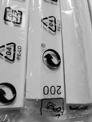 4 Tiradores Ikea Brimnes madera Blancos 20cm