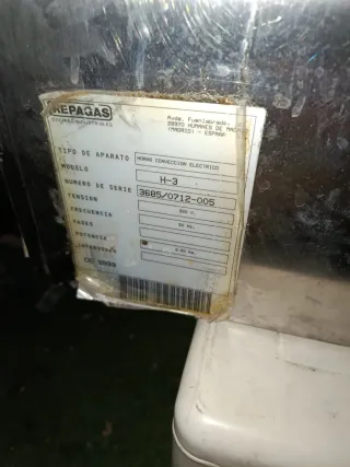 Horno Convección Eléctrico Repagas