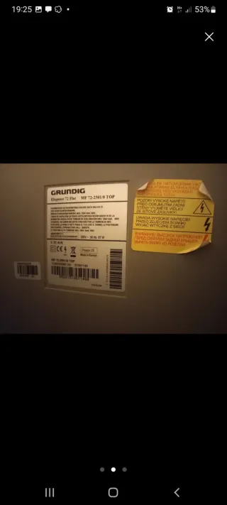 Televisor Grundig 28 Plata