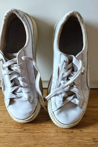 Scarpe Puma Basket Donna Bianche