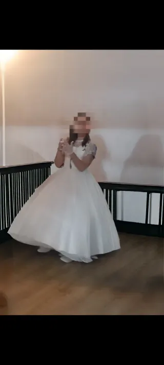 Vestido de comunión completo