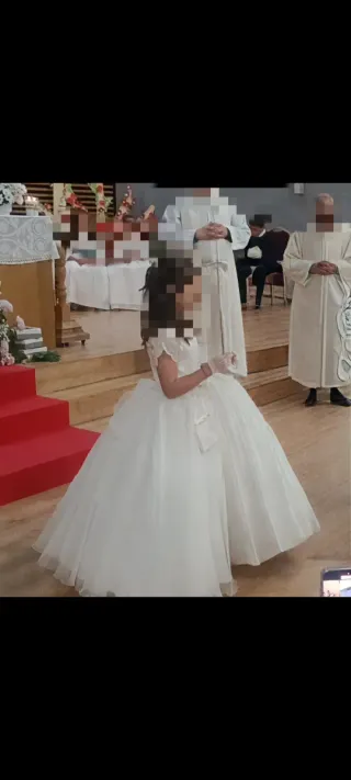 Vestido de comunión completo