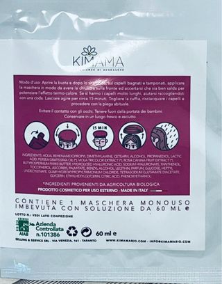 Maschera Capelli Kimama Idratante Nutriente 1pz