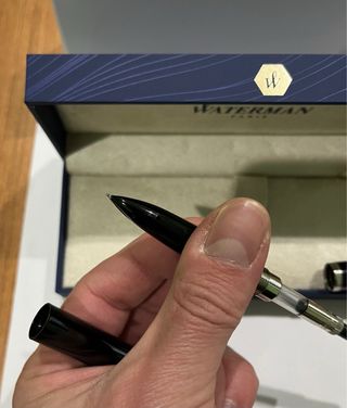 Penna stilografica Waterman Carene nera