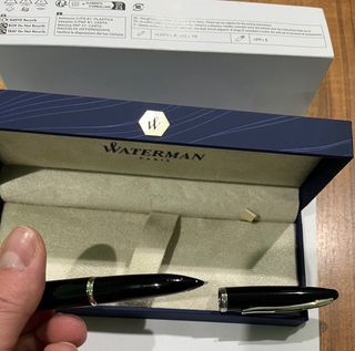 Penna stilografica Waterman Carene nera