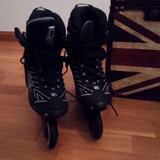 Patines Fila Talla 43 + Casco + Protectores