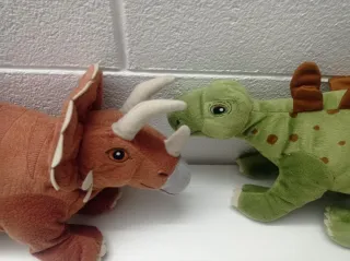 Set 4 Peluche Dinosauri