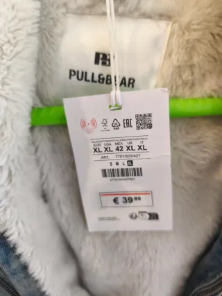 Chaqueta Pull&Bear borreguito XL nueva