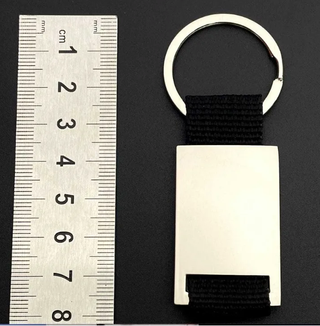 Llavero metal cinta colores