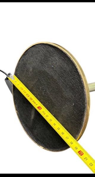 Lampada Banker Ottone Vetro Verde Vintage