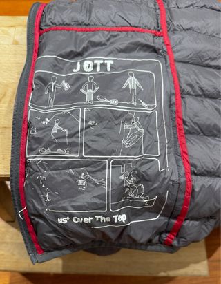 Plumífero Jott Mat Talla L Gris