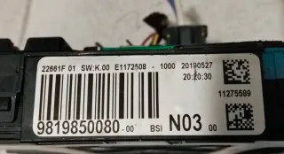 Caja BSI N03 / Peugeot 2008 9819850080