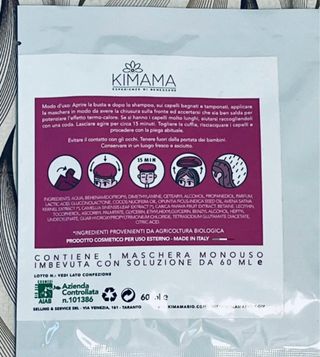 Maschera Capelli Disciplinante Kimama
