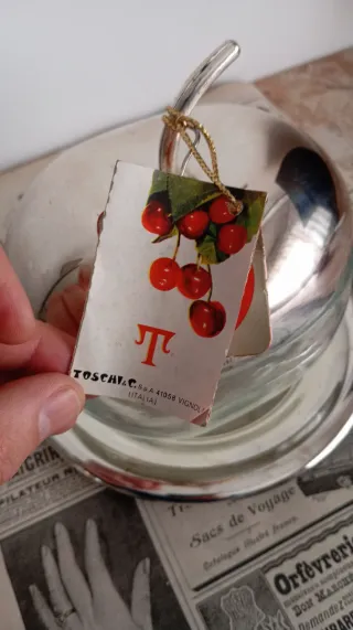 Toschi, barattolo vintage a forma di mela