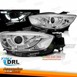 FAROS DELANTEROS PARA MAZDA CX5 11-15 DE LUZ DIUR