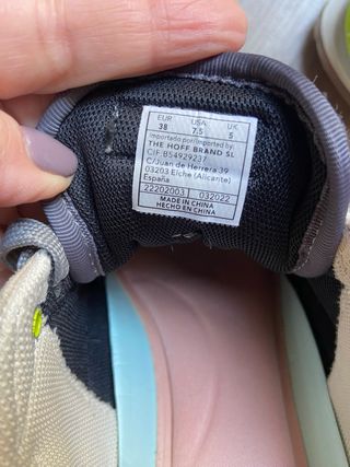 Zapatillas Hoff grises y azules