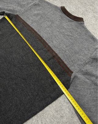 Jersey Lacoste V-Neck Gris y Marrón