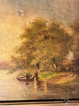 Antica tela francese da sistemare