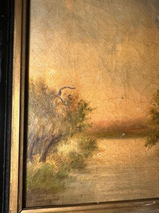 Antica tela francese da sistemare