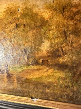 Antica tela francese da sistemare